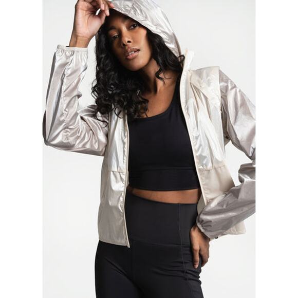 NWT LOLE Sprint Jacket Sz XS Two Tone Gardenia - Picture 6 of 14